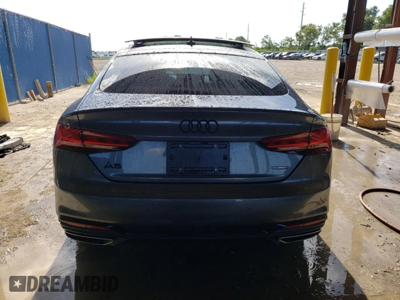 2022 Audi A5 Sportback S line Premium Plus with VIN WAUFACF52NA021734, listed as a Copart auction lot 63515093 with 0 mi miles. Bid and sale history available at carsss.com. Image 6.