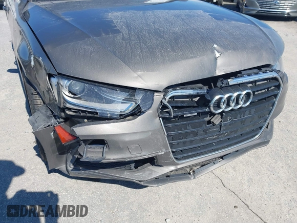 2014 Audi A4 Premium Plus with VIN WAUFFAFL1EN006896, listed as a IAAI auction lot 41525291 with 123,457 mi miles. Bid and sale history available at carsss.com. Image 6.