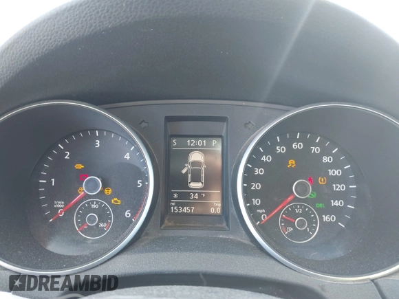 2013 Volkswagen Golf TDI with VIN WVWDM7AJ3DW135479, listed as a IAAI auction lot 41595762 with 153,457 mi miles and . Bid and sale history available at DreamBid. Image 7.