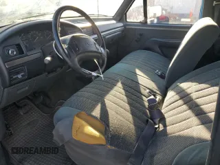 1993 Ford F-150 with VIN 1FTEX15N6PKB47692, listed as a Copart auction lot 43487355 with 129,417 mi miles and Salvage Title. Bid and sale history available at carsss.com. Image 7.