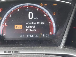 2020 Honda Civic Sedan Sport with VIN 2HGFC2F83LH549560, listed as a IAAI auction lot 41988749 with 72,257 mi miles. Bid and sale history available at carsss.com. Image 7.
