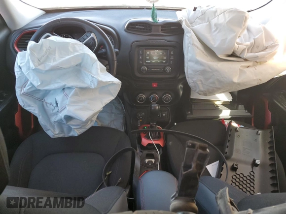 2015 Jeep Renegade Trailhawk with VIN ZACCJBCT8FPB28355, listed as a Copart auction lot 48738275 with 64,423 mi miles and Salvage title. Bid and sale history available at DreamBid. Image 8.