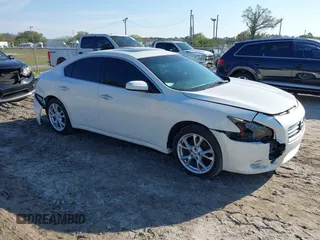 2012 Nissan Maxima S with VIN 1N4AA5AP5CC816138, listed as a IAAI auction lot 41697155 with 103,577 mi miles and . Bid and sale history available at DreamBid. Image 1.