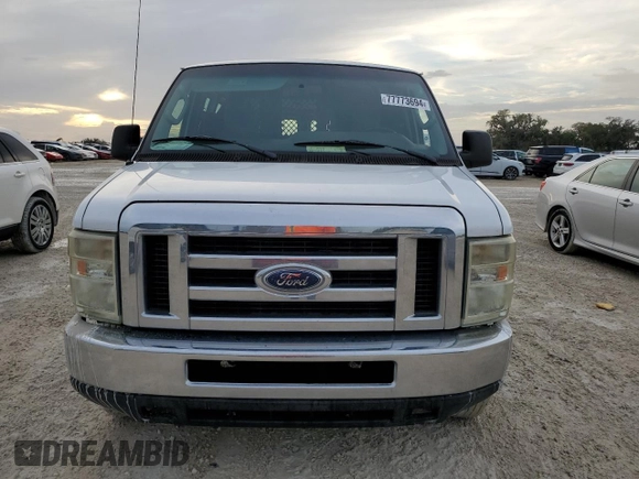 2009 Ford Econoline Cargo Commercial with VIN 1FTNE14W69DA79580, listed as a Copart auction lot 77773694 with Not Provided miles and Salvage Title. Bid and sale history available at DreamBid. Image 5.