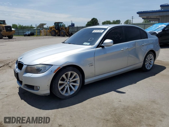 2011 BMW 3 Series 328i xDrive with VIN WBAPK7C59BF084826, listed as a Copart auction lot 63187345 with 152,216 mi miles and Salvage title. Bid and sale history available at DreamBid. Image 1.