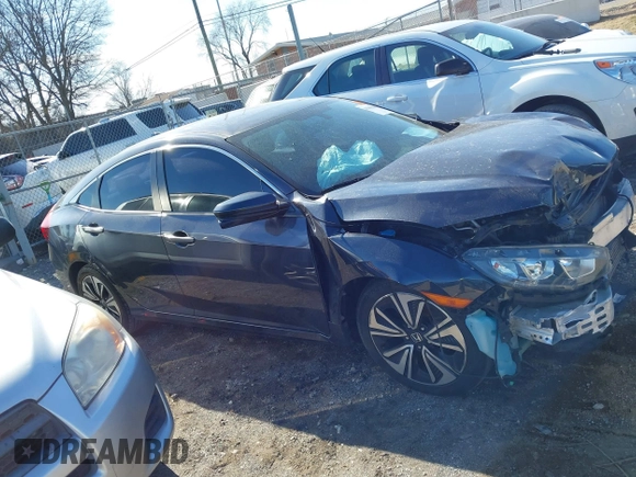 2017 Honda Civic EX-T with VIN 2HGFC1F33HH652645, listed as a IAAI auction lot 41441890 with Not Provided miles. Bid and sale history available at carsss.com. Image 12.