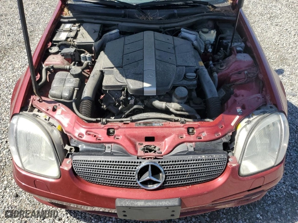 2002 Mercedes-Benz SLK-Class 3.2L with VIN WDBKK65F62F265927, listed as a Copart auction lot 49832295 with 64,490 mi miles and Clean Title. Bid and sale history available at carsss.com. Image 11.