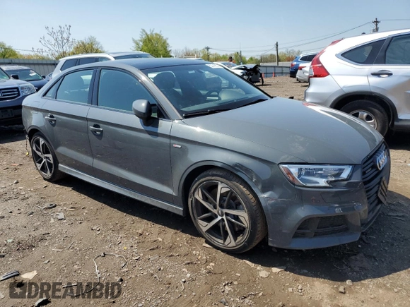 2020 Audi A3 Sedan S line Premium with VIN WAUBEGFF3LA015263, listed as a Copart auction lot 52749574 with 24,595 mi miles. Bid and sale history available at carsss.com. Image 4.