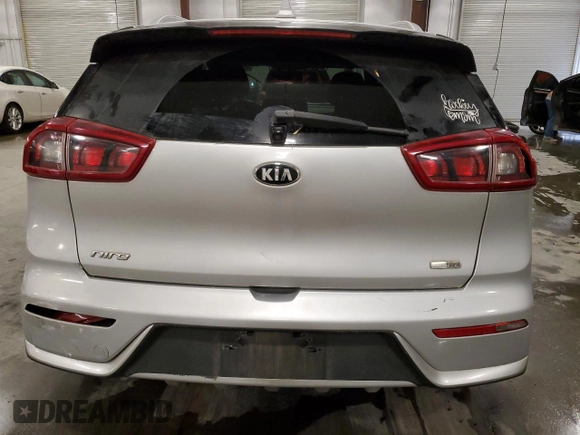 2017 Kia Niro LX with VIN KNDCB3LC6H5049927, listed as a Copart auction lot 62688124 with 123,870 mi miles and Salvage Title. Bid and sale history available at DreamBid. Image 6.