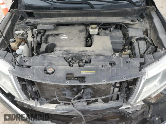 2016 Nissan Pathfinder SL with VIN 5N1AR2MM4GC612435, listed as a Copart auction lot 55487345 with 161,421 mi miles and Salvage title. Bid and sale history available at DreamBid. Image 12.