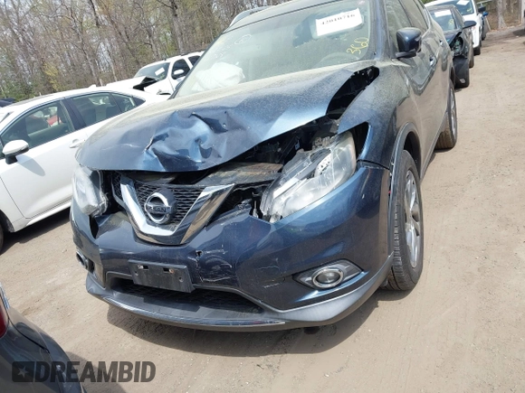2015 Nissan Rogue SL with VIN 5N1AT2MV5FC780108, listed as a IAAI auction lot 42010716 with 79,575 mi miles. Bid and sale history available at carsss.com. Image 12.
