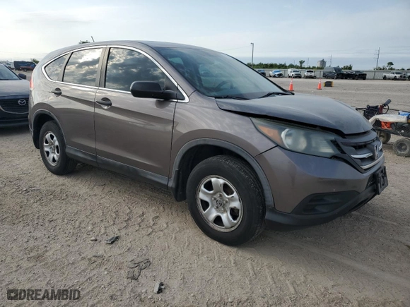 2013 Honda CR-V LX with VIN 3CZRM3H33DG700120, listed as a Copart auction lot 52917745 with 168,370 mi miles and Salvage Title. Bid and sale history available at carsss.com. Image 4.