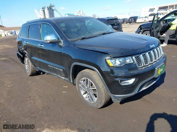 2021 Jeep Grand Cherokee Limited with VIN 1C4RJFBG4MC504136, listed as a IAAI auction lot 41635725 with 50,734 mi miles. Bid and sale history available at carsss.com. Image 1.
