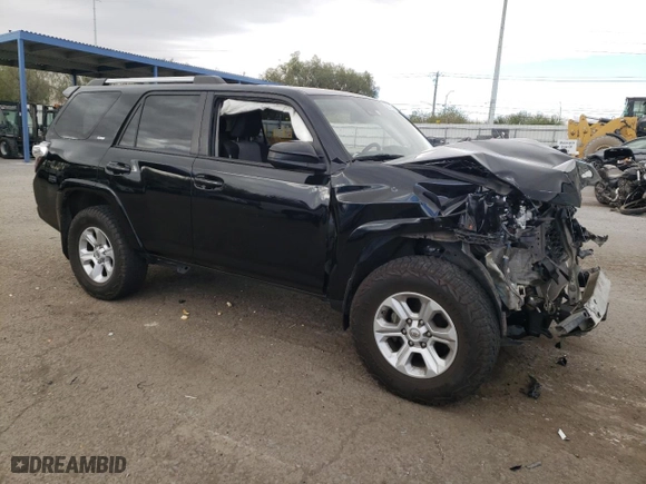 2021 Toyota 4Runner SR5 with VIN JTEEU5JR7M5247640, listed as a Copart auction lot 76737194 with 81,958 mi miles and Salvage Title. Bid and sale history available at carsss.com. Image 4.