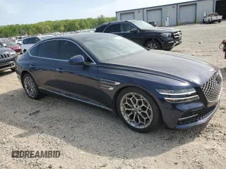 2021 Genesis G80 2.5T z VIN KMTGB4SC2MU082711, wystawiony jako Copart lot #52670845 z przebiegiem 60 471 mil mil oraz Szkody całkowita. Historia ofert i sprzedaży dostępna na DreamBid. Obrazek 4.
