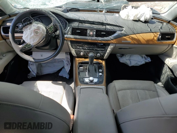 2017 Audi A7 Prestige with VIN WAU22AFC5HN126778, listed as a Copart auction lot 63405315 with Not provided miles and Salvage title. Bid and sale history available at DreamBid. Image 8.