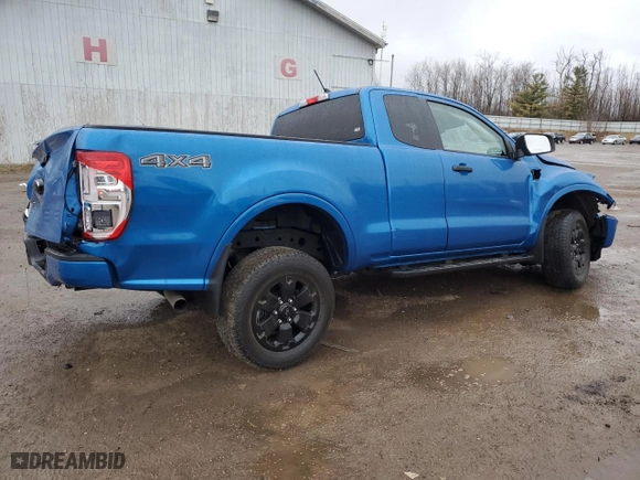 2022 Ford Ranger XL with VIN 1FTER1FH2NLD49696, listed as a Copart auction lot 49672175 with 23,318 mi miles and Non Repairable. Bid and sale history available at carsss.com. Image 3.