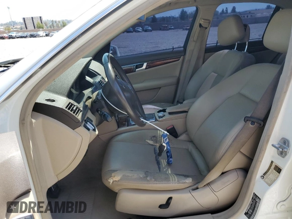 2011 Mercedes-Benz C 300 Sport with VIN WDDGF5EB1BR147212, listed as a Copart auction lot 53922305 with 172,082 mi miles and Salvage Title. Bid and sale history available at DreamBid. Image 7.