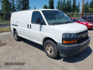 2020 Chevrolet Express Cargo with VIN 1GCWGAFG1L1160788, listed as a IAAI auction lot 42772328 with 115,254 mi miles and . Bid and sale history available at DreamBid. Image 1.