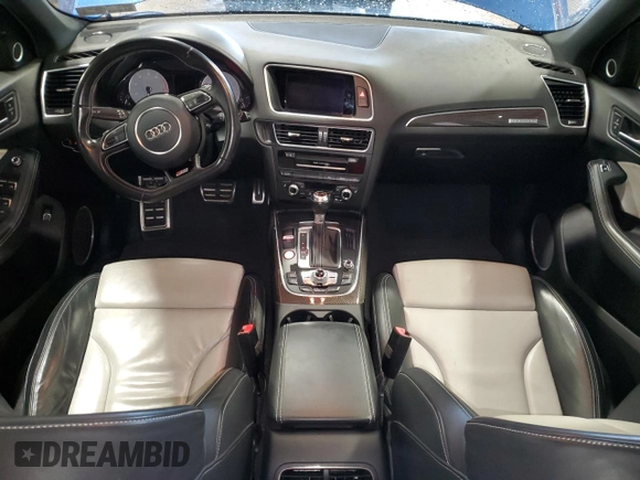 2016 Audi SQ5 Premium Plus with VIN WA1CCAFPXGA060901, listed as a Copart auction lot 58714495 with 64,021 mi miles and Salvage title. Bid and sale history available at DreamBid. Image 8.