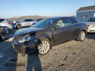 2014 Volkswagen Eos Komfort with VIN WVWBW8AH4EV001544, listed as a Copart auction lot 87589255 with 126,610 mi miles and Clean Title. Bid and sale history available at DreamBid. Image 1.