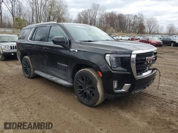 2021 GMC Yukon SLE with VIN 1GKS2AKD8MR212739, listed as a Copart auction lot 78259634 with 121,988 mi miles and Clean Title. Bid and sale history available at carsss.com. Image 4.