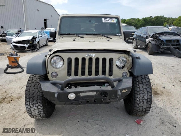 2017 Jeep Wrangler Unlimited Sport with VIN 1C4BJWDG5HL670282, listed as a Copart auction lot 52332905 with 106,022 mi miles and Salvage Title. Bid and sale history available at carsss.com. Image 5.