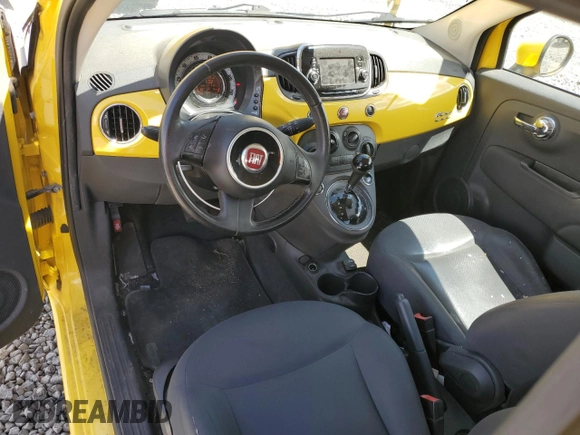 2016 FIAT 500 Pop with VIN 3C3CFFAR7GT122285, listed as a Copart auction lot 57107675 with 80,472 mi miles and Clean title. Bid and sale history available at DreamBid. Image 8.