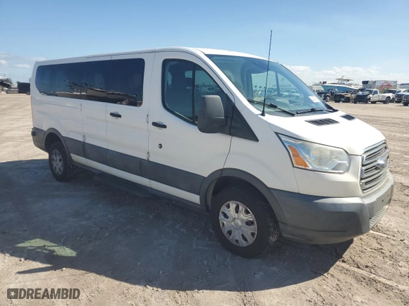 2015 Ford Transit Wagon XL with VIN 1FBZX2ZM7FKA73209, listed as a Copart auction lot 42493715 with 126,397 mi miles and Salvage Title. Bid and sale history available at carsss.com. Image 4.
