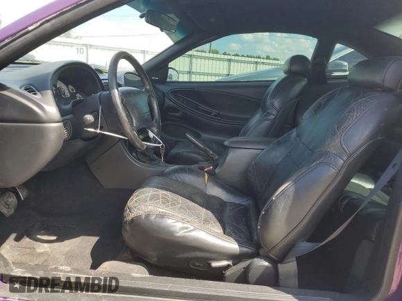 1997 Ford Mustang Cobra with VIN 1FALP47V0VF117976, listed as a Copart auction lot 72975454 with 165,076 mi miles and Salvage Title. Bid and sale history available at carsss.com. Image 7.