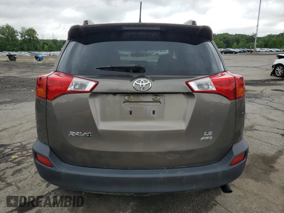 2015 Toyota RAV4 LE with VIN JTMBFREV7FD122629, listed as a Copart auction lot 61292175 with Not provided miles and Salvage title. Bid and sale history available at DreamBid. Image 6.