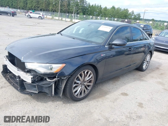 2012 Audi A6 Premium Plus z VIN WAUGGAFC5CN120320, wystawiony jako IAAI lot #42559276 z przebiegiem 106 261 mil mil oraz . Historia ofert i sprzedaży dostępna na DreamBid. Obrazek 2.