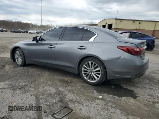 2019 Infiniti Q50 Luxe с VIN JN1EV7AR8KM594199, выставлен на аукционе Copart как лот 53190725 с пробегом 82 879 миль миль и Списание • Salvage title. История ставок и продаж доступна на DreamBid. Изображение 2.