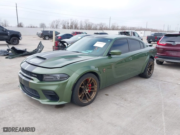 2021 Dodge Charger SRT Hellcat Widebody with VIN 2C3CDXL97MH669182, listed as a IAAI auction lot 41635457 with 38,211 mi miles. Bid and sale history available at carsss.com. Image 17.