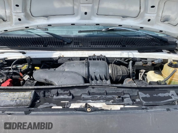 2009 Ford Econoline Cargo with VIN 1FDWE35LX9DA36683, listed as a Copart auction lot 50453625 with 309,448 mi miles and Salvage Title. Bid and sale history available at DreamBid. Image 7.