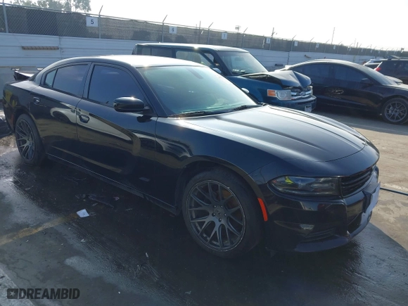 2017 Dodge Charger SE with VIN 2C3CDXBG8HH515103, listed as a IAAI auction lot 41599588 with 128,805 mi miles. Bid and sale history available at carsss.com. Image 1.