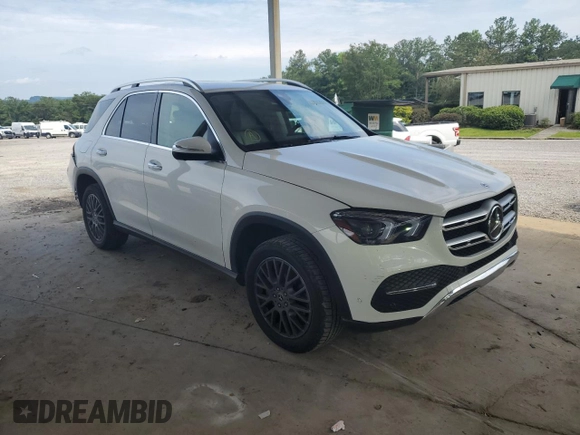 2022 Mercedes-Benz GLE 350 with VIN 4JGFB4JE6NA736203, listed as a Copart auction lot 62463835 with 56,676 mi miles and Salvage title. Bid and sale history available at DreamBid. Image 4.