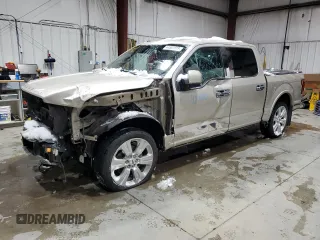 2017 Ford F-150 XL with VIN 1FTEW1EG1HFA53931, listed as a Copart auction lot 44561815 with 134,268 mi miles and Salvage Title. Bid and sale history available at carsss.com. Image 1.