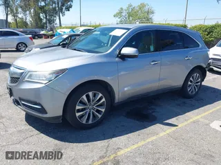2016 Acura MDX w/Tech with VIN 5FRYD4H42GB030732, listed as a IAAI auction lot 41993867 with 152,279 mi miles. Bid and sale history available at carsss.com. Image 2.