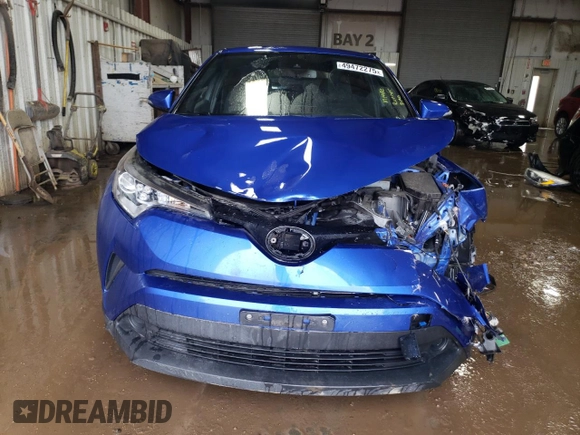 2018 Toyota C-HR XLE with VIN NMTKHMBX3JR018234, listed as a Copart auction lot 49472275 with 76,112 mi miles and Salvage Title. Bid and sale history available at DreamBid. Image 5.