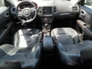 2018 Jeep Compass Trailhawk with VIN 3C4NJDDBXJT484835, listed as a Copart auction lot 61542415 with 59,389 mi miles and Salvage title. Bid and sale history available at DreamBid. Image 8.