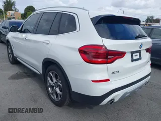 2021 BMW X3 sDrive30i with VIN 5UXTY3C01M9H12586, listed as a IAAI auction lot 42131082 with 44,206 mi miles. Bid and sale history available at carsss.com. Image 3.