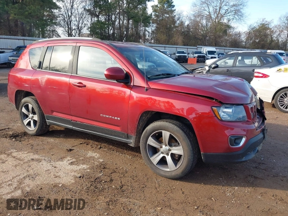 2016 Jeep Compass High Altitude Edition with VIN 1C4NJDEB0GD546448, listed as a IAAI auction lot 41440390 with 139,722 mi miles. Bid and sale history available at carsss.com. Image 1.