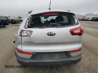 2013 Kia Sportage LX with VIN KNDPB3A23D7357308, listed as a Copart auction lot 49147235 with 0 mi miles and Salvage Title. Bid and sale history available at carsss.com. Image 6.