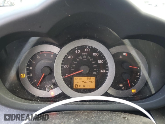 2006 Toyota RAV4 Sport with VIN JTMZK32V065003360, listed as a Copart auction lot 85818864 with 250,082 mi miles and Clean Title. Bid and sale history available at carsss.com. Image 9.