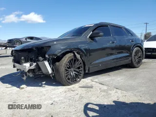 2024 Audi SQ8 Premium Plus with VIN WA1AWBF19RD005714, listed as a Copart auction lot 47320035 with 30,654 mi miles and Salvage Title. Bid and sale history available at DreamBid. Image 1.
