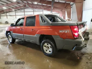 2002 Chevrolet Avalanche with VIN 3GNEK13T32G219648, listed as a Copart auction lot 54231335 with 206,469 mi miles and Clean Title. Bid and sale history available at DreamBid. Image 2.