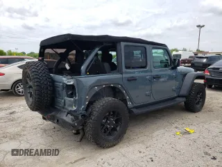 2024 Jeep Wrangler Sport S with VIN 1C4RJXN61RW192288, listed as a Copart auction lot 61786585 with 18,494 mi miles and Salvage title. Bid and sale history available at DreamBid. Image 3.