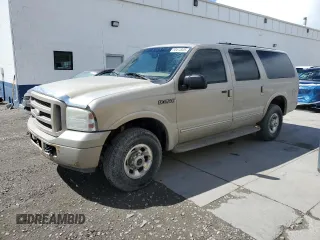 2005 Ford Excursion Limited with VIN 1FMNU43S05ED48269, listed as a Copart auction lot 50412835 with 200,920 mi miles and Clean Title. Bid and sale history available at DreamBid. Image 1.