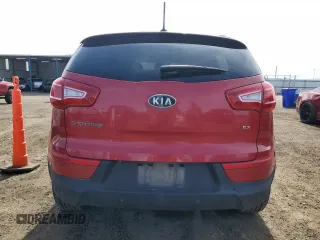 2011 Kia Sportage EX with VIN KNDPCCA23B7155109, listed as a Copart auction lot 55727165 with 137,005 mi miles and Salvage title. Bid and sale history available at DreamBid. Image 6.